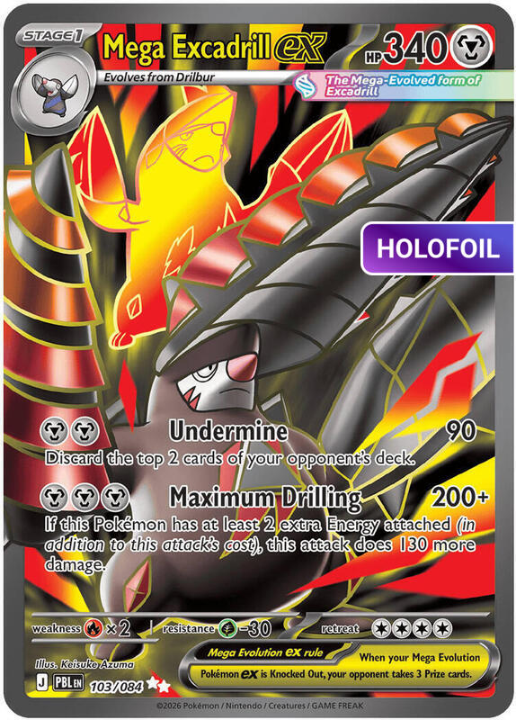 Mega Excadrill ex - 103/084 (ME05) #103 [EN/H]