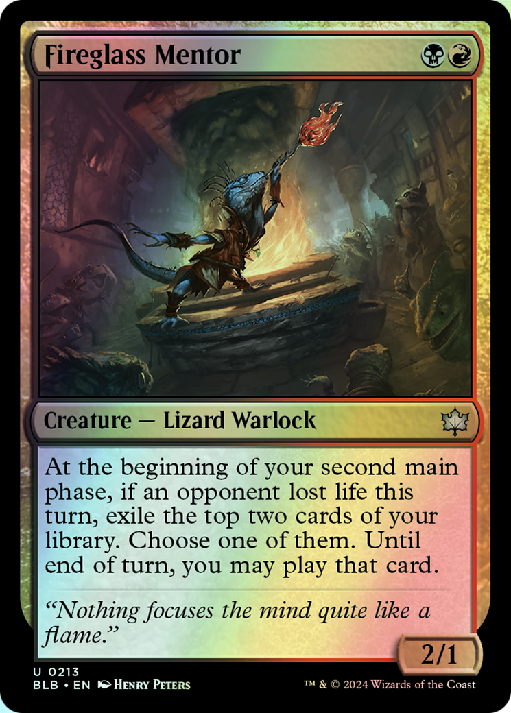 Fireglass Mentor (BLB) #213 [EN/F]
