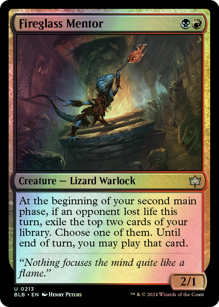 Fireglass Mentor (BLB) #213 [EN/F]