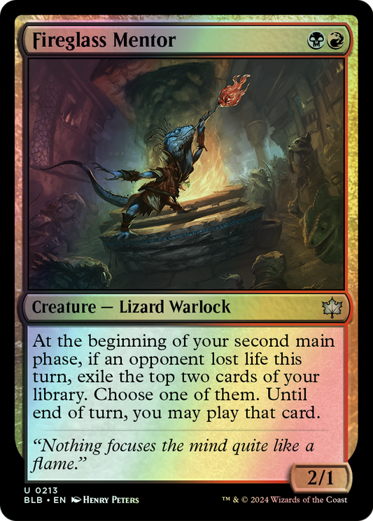 Fireglass Mentor (BLB) #213 [EN/F]