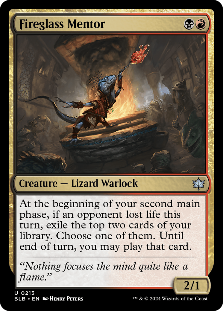 Fireglass Mentor (BLB) #213 [EN/N]