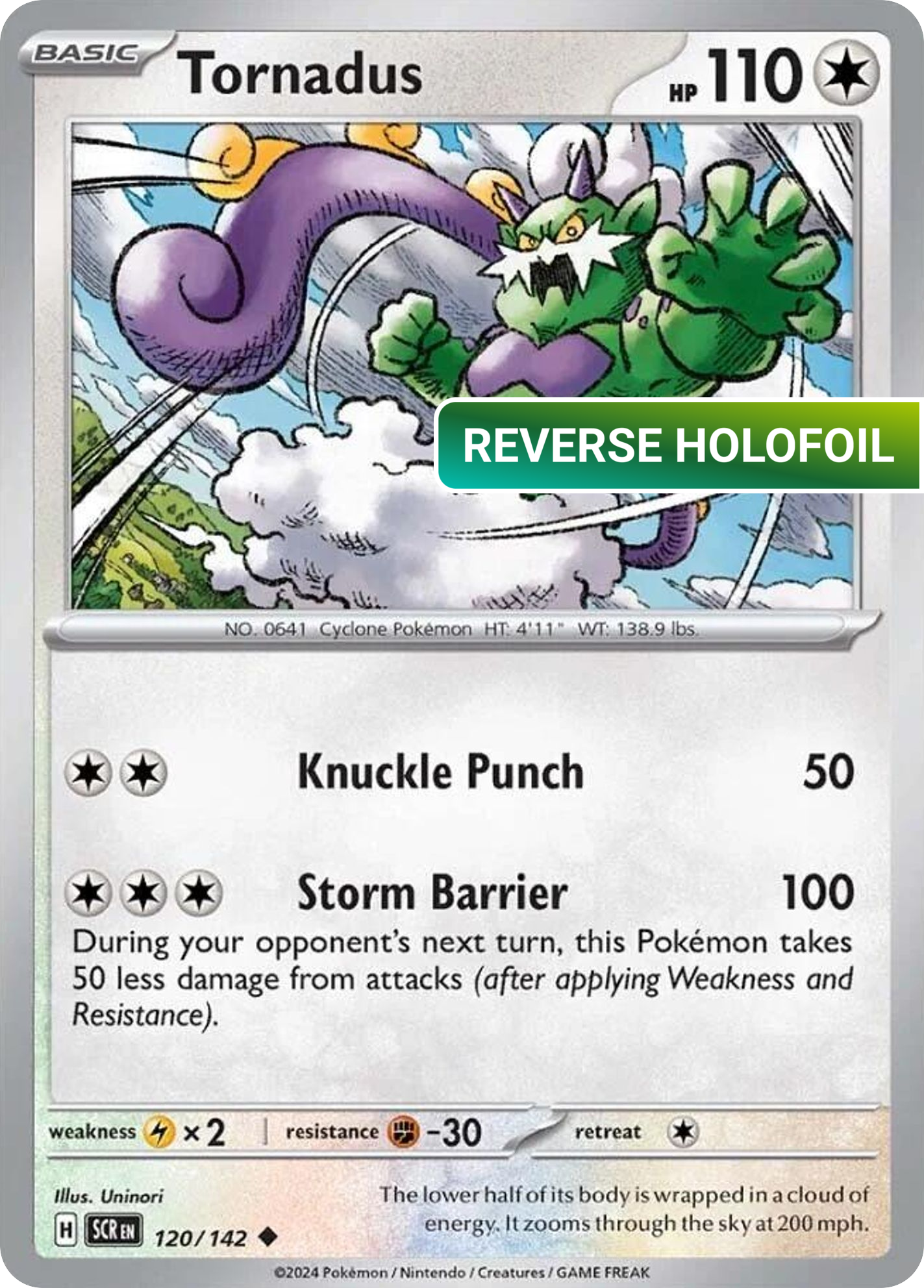 Tornadus (SCR) #120 [EN/R]