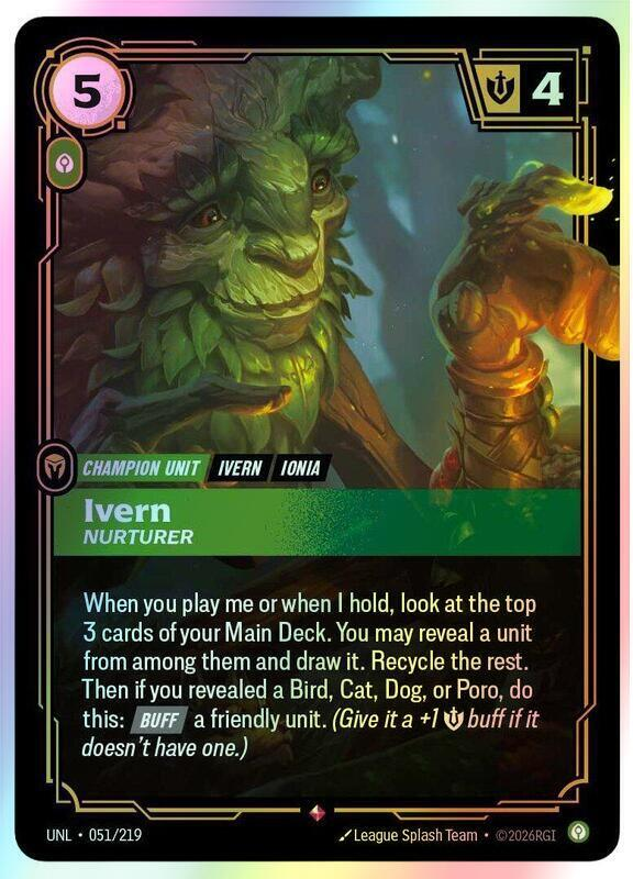 Ivern - Nurturer (UNL) #051 [EN/F] s/o
