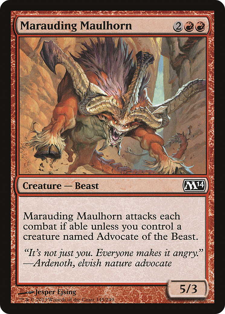 Marauding Maulhorn (M14) #145 [EN/N]