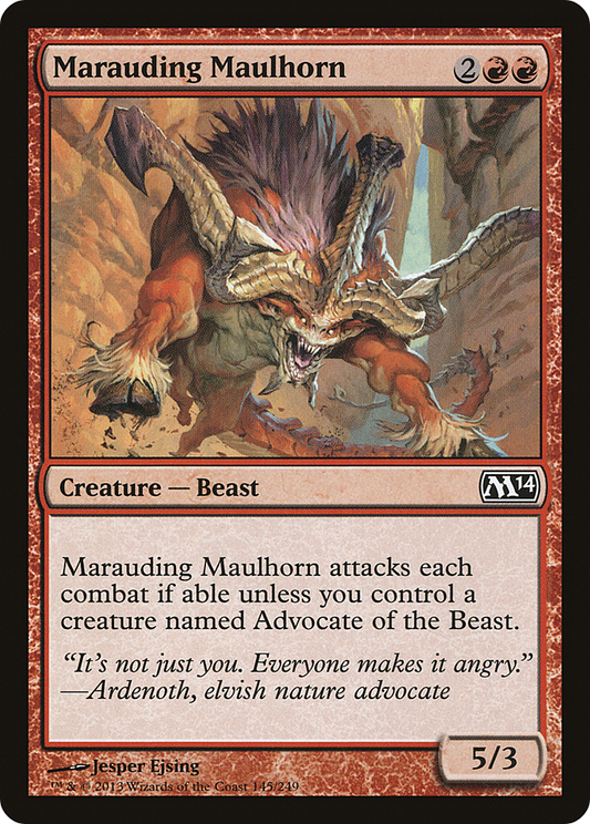 Marauding Maulhorn (M14) #145 [EN/N]