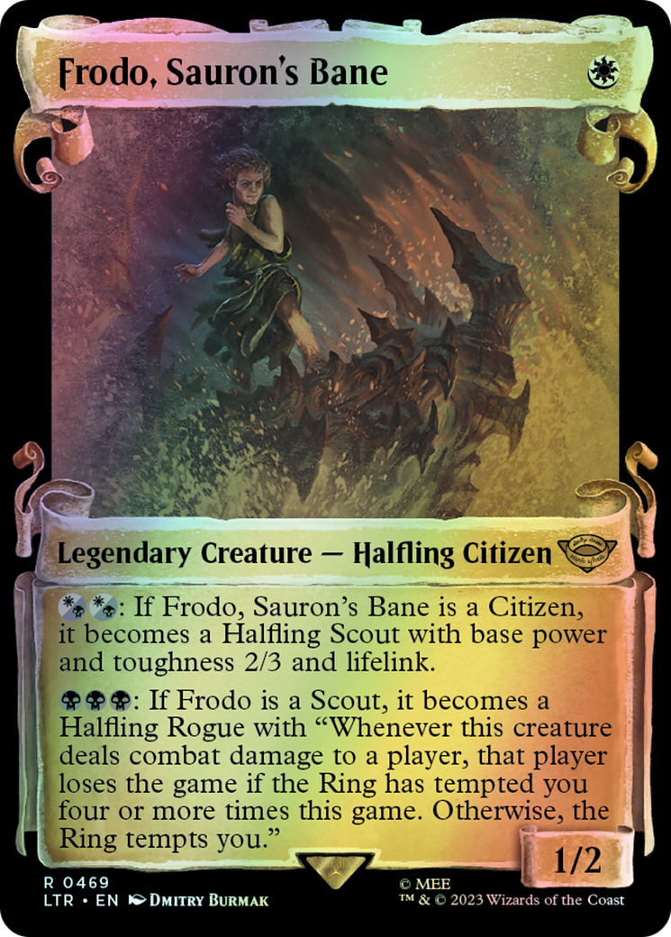 Frodo, Sauron's Bane - Silver Foil (LTR) #469 [EN/F]