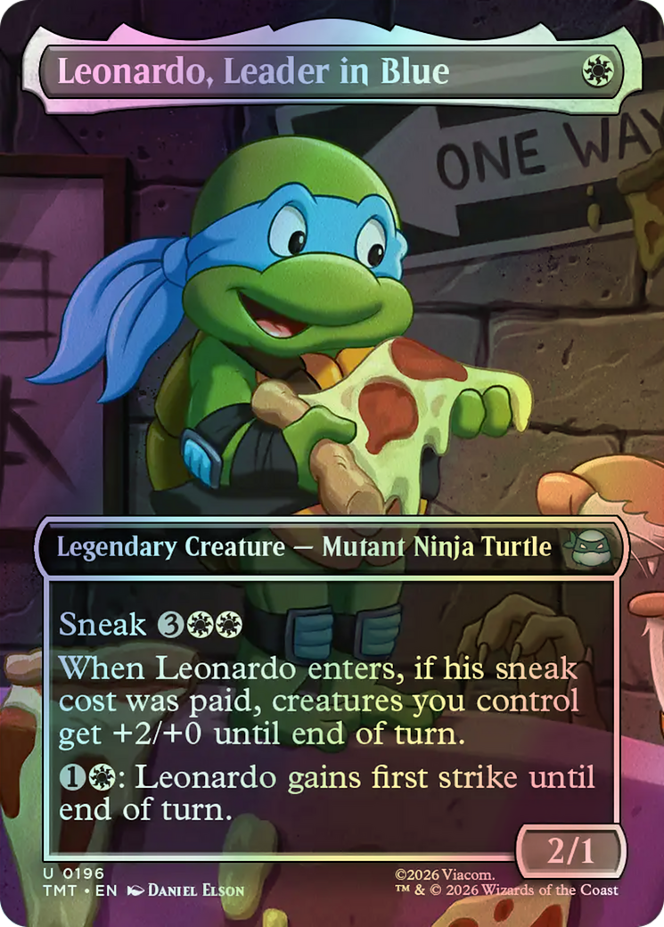 Leonardo, Leader in Blue (TMT) #196 [EN/F] s/o