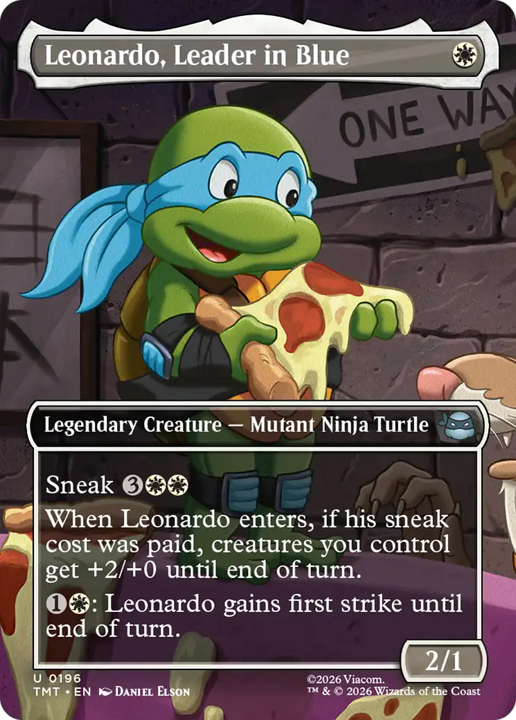 Leonardo, Leader in Blue (TMT) #196 [EN/N] s/o