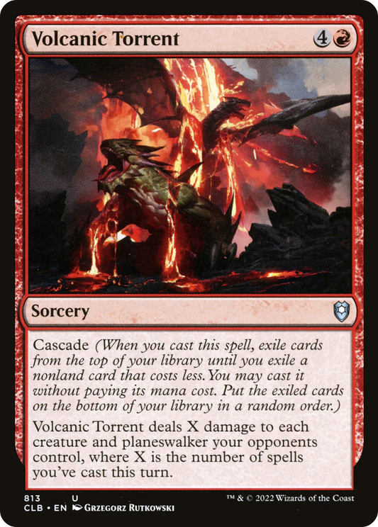 Volcanic Torrent (CLB) #813 [EN/N] s/o