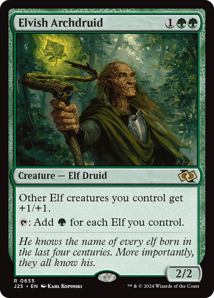 Elvish Archdruid (J25) #655 [EN/N]