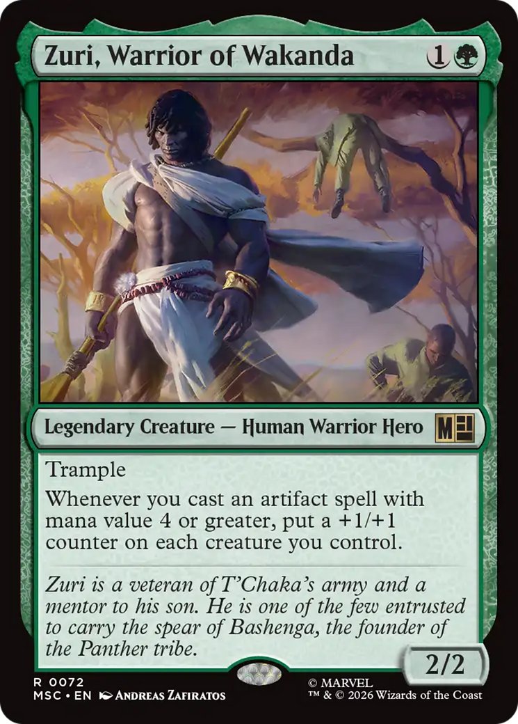 Zuri, Warrior of Wakanda (MSC) #72 [EN/N]