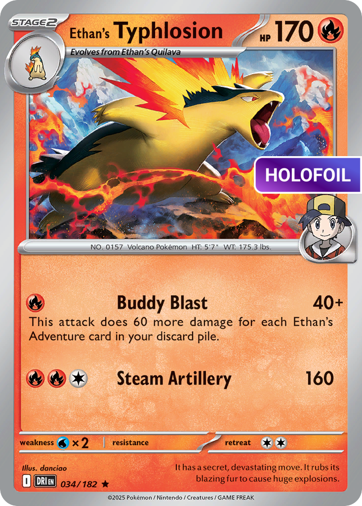 Ethan's Typhlosion (DRI) #34 [EN/H]
