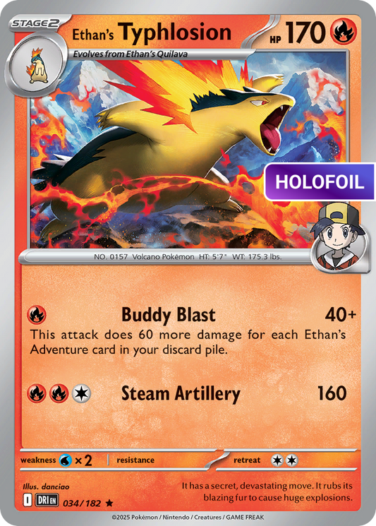 Ethan's Typhlosion (DRI) #34 [EN/H]