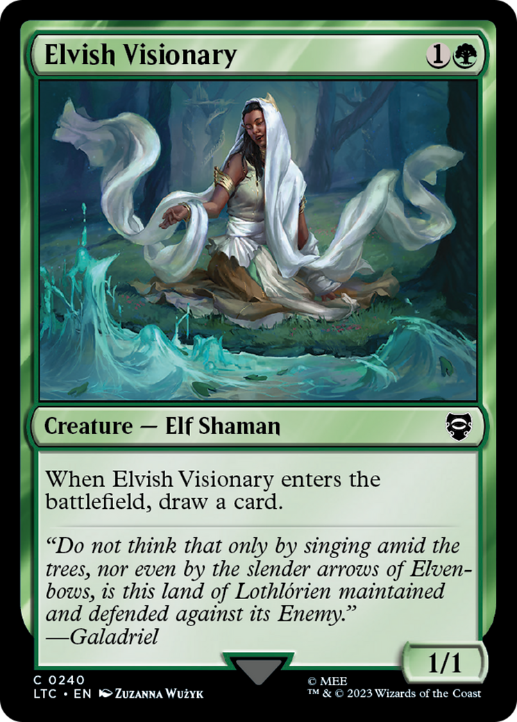 Elvish Visionary (LTC) #240 [EN/N]