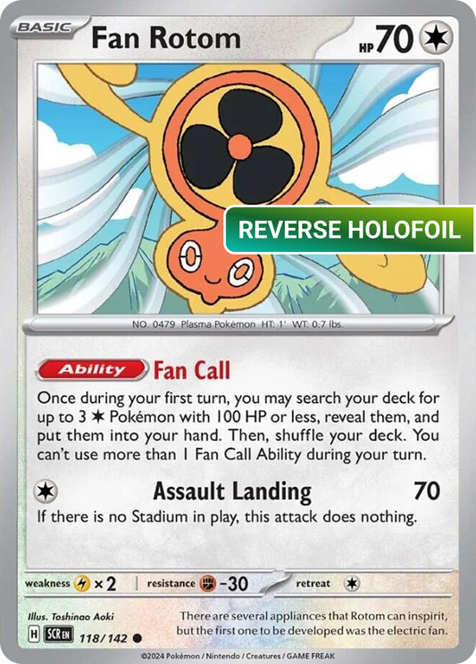 Fan Rotom (SCR) #118 [EN/R] s/o