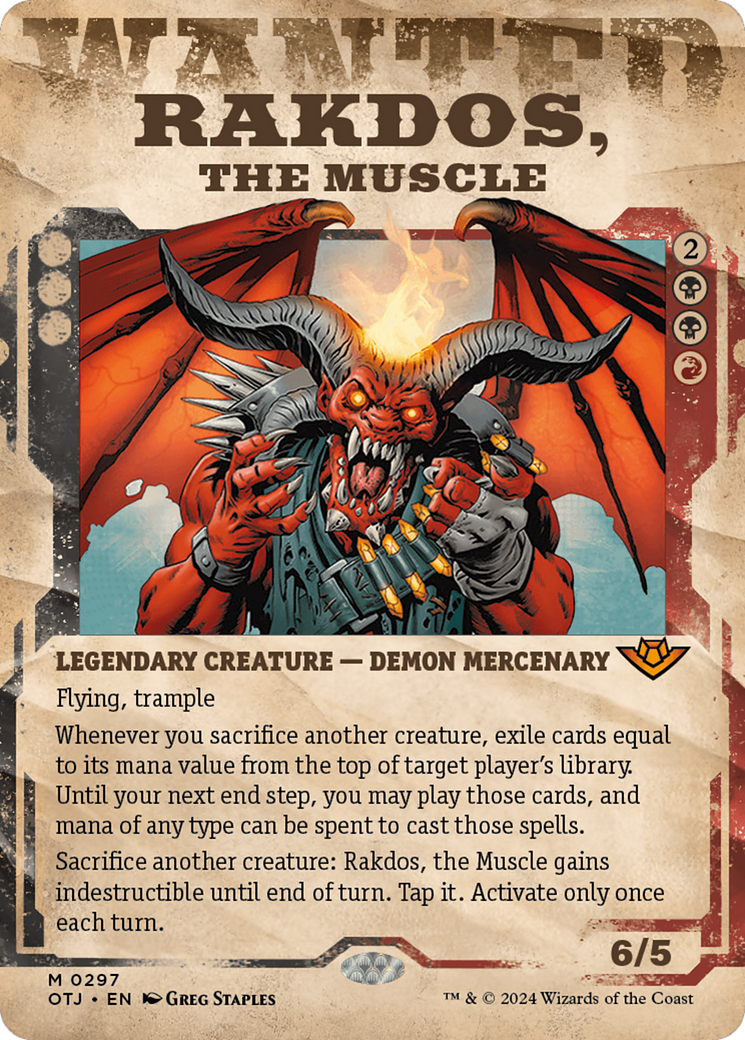 Rakdos, the Muscle (OTJ) #297 [EN/N]