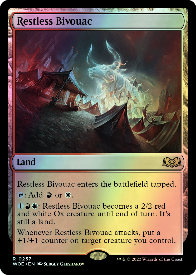 Restless Bivouac (WOE) #257 [EN/F] s/o