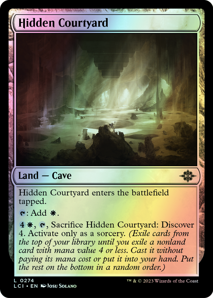 Hidden Courtyard (LCI) #274 [EN/F]