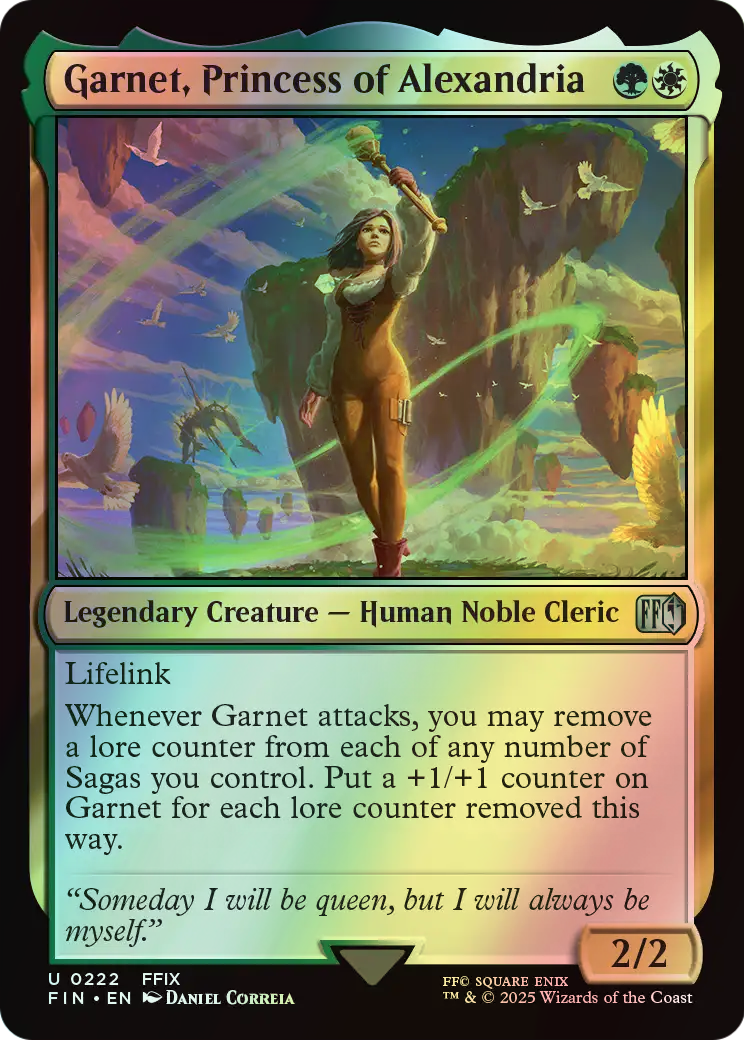 Garnet, Princess of Alexandria (FIN) #222 [EN/F] s/o