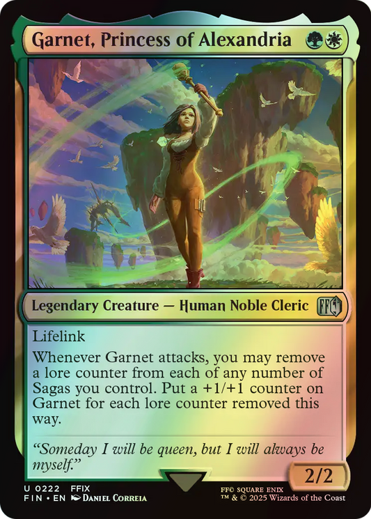 Garnet, Princess of Alexandria (FIN) #222 [EN/F] s/o