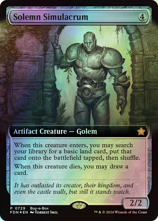 Solemn Simulacrum (FDN) #729 [EN/F] s/o
