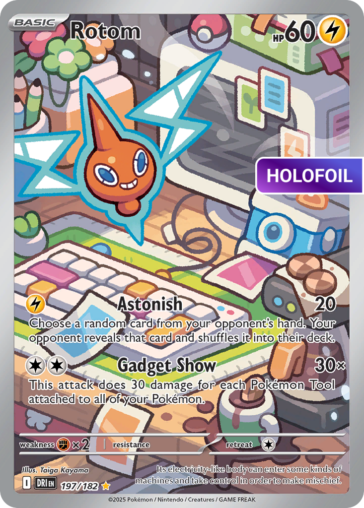 Rotom - 197/182 (DRI) #197 [EN/H] s/o