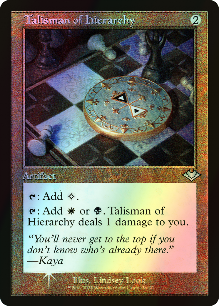 Talisman of Hierarchy (H1R) #36 [EN/E] s/o
