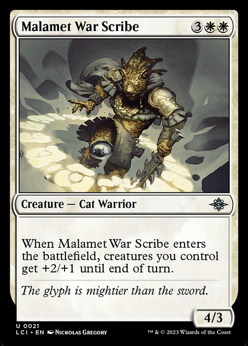 Malamet War Scribe (LCI) #21 [EN/N]