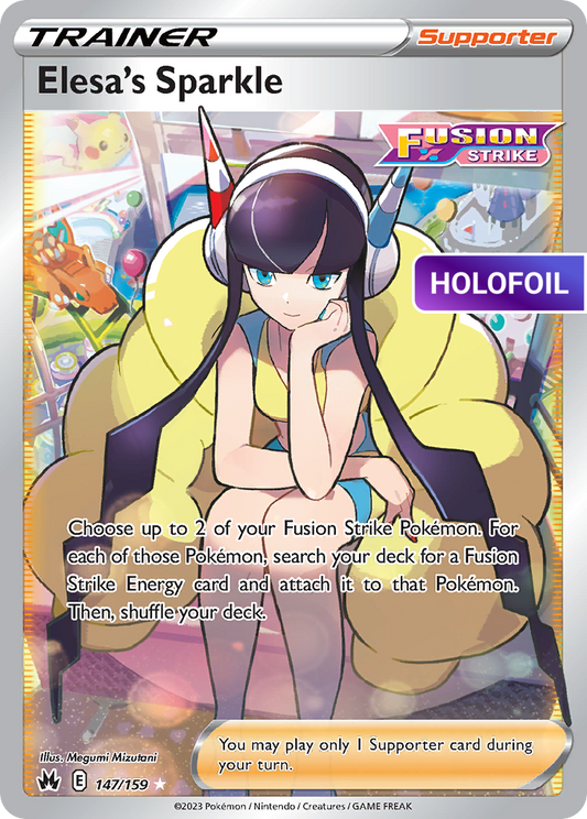 Elesa's Sparkle (Full Art) (CRZ) #147 [EN/H] s/o
