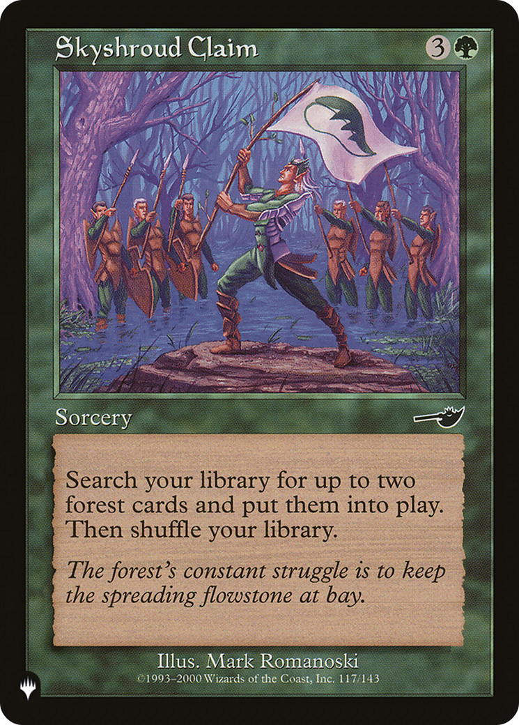 Skyshroud Claim (PLST) #NEM-117 [EN/N] s/o