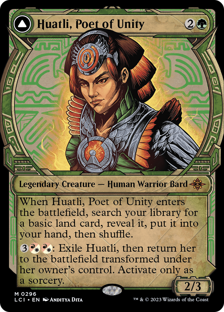 Huatli, Poet of Unity // Roar of the Fifth People (LCI) #296 [EN/N]
