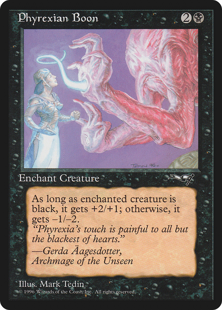 Phyrexian Boon (ALL) #58a [EN/N]