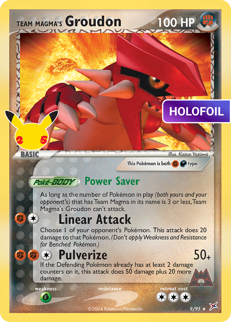 Team Magma's Groudon (CEL:CC) #9 [EN/H] s/o