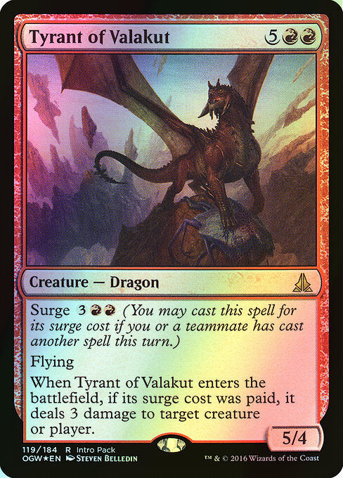 Tyrant of Valakut (POGW) #119 [EN/F] s/o