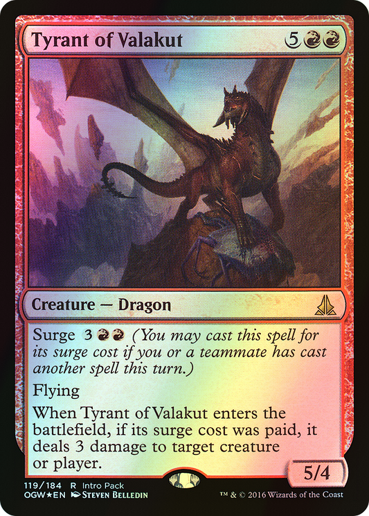 Tyrant of Valakut (POGW) #119 [EN/F] s/o