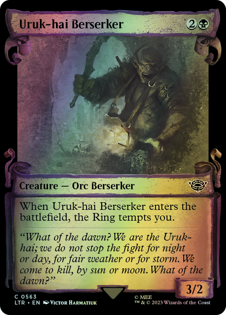 Uruk-hai Berserker - Silver Foil (LTR) #563 [EN/F]