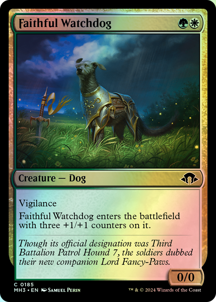 Faithful Watchdog (MH3) #185 [EN/F]