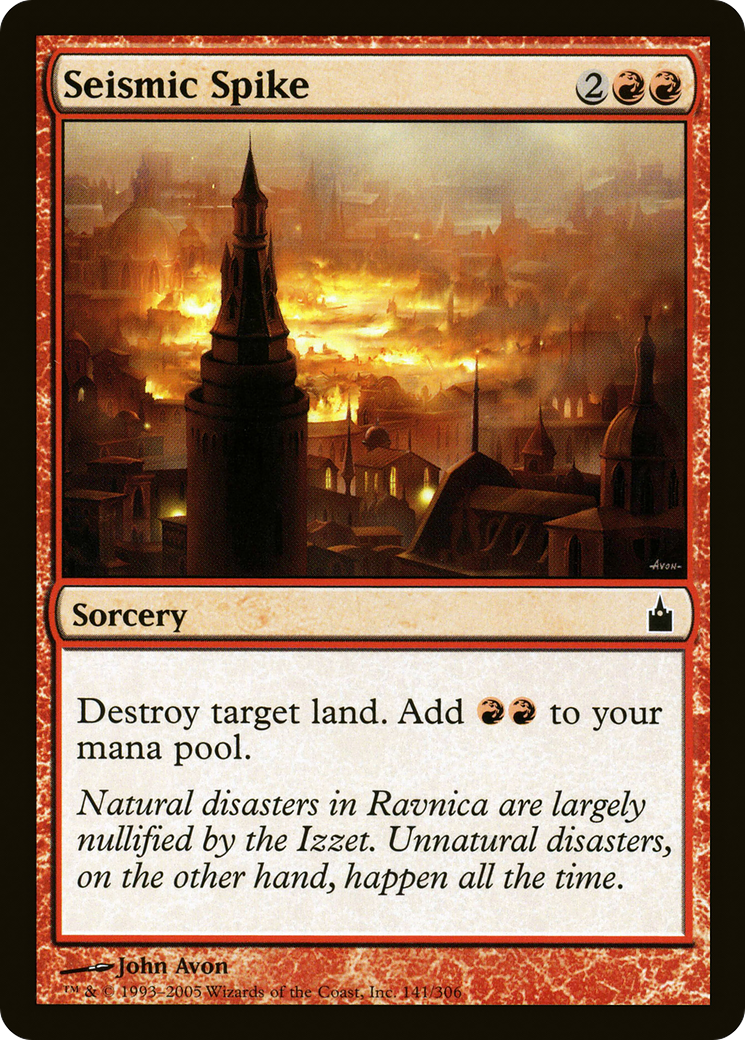 Seismic Spike (RAV) #141 [EN/N] s/o