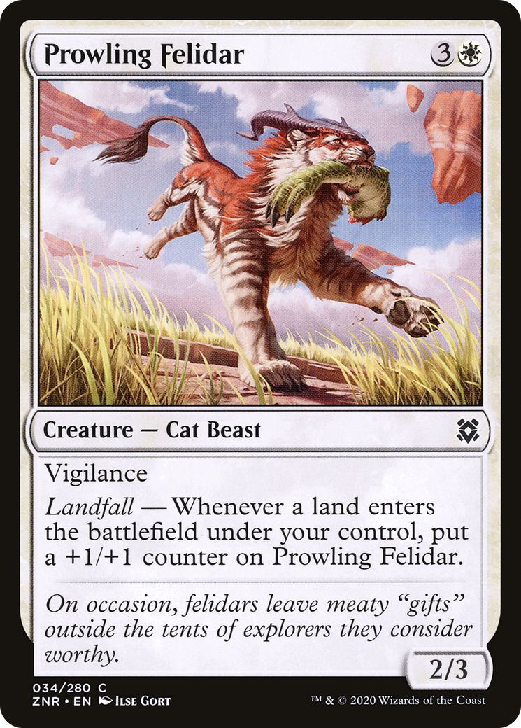Prowling Felidar (ZNR) #34 [EN/N]