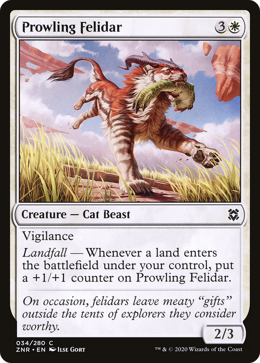 Prowling Felidar (ZNR) #34 [EN/N]