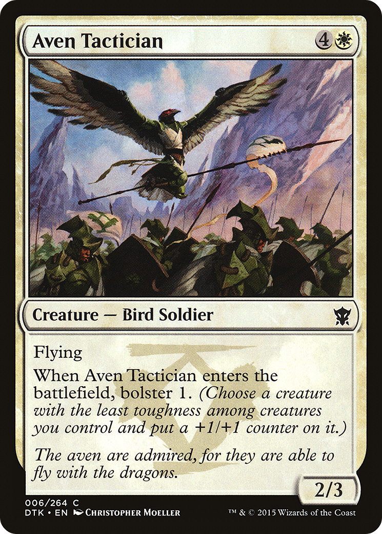 Aven Tactician (DTK) #6 [EN/N]