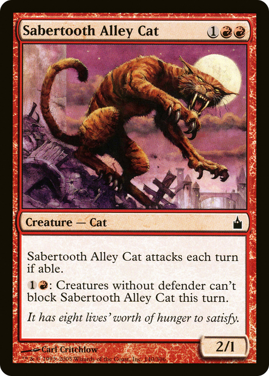 Sabertooth Alley Cat (RAV) #140 [EN/N]