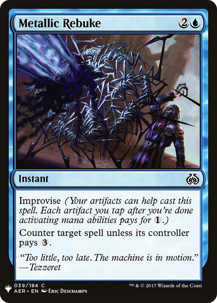 Metallic Rebuke (PLST) #AER-39 [EN/N]