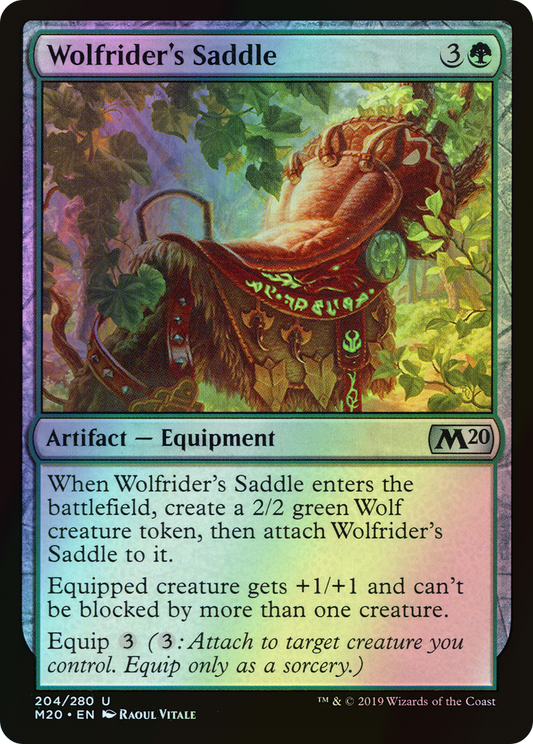 Wolfrider's Saddle (M20) #204 [EN/F]