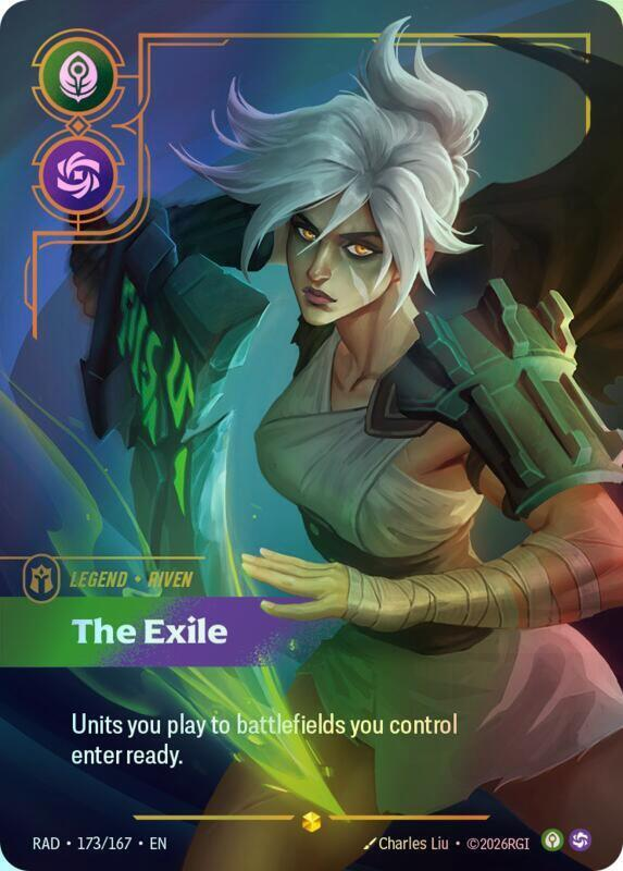 Riven, The Exile (Overnumbered) (RAD) #173 [EN/F] s/o