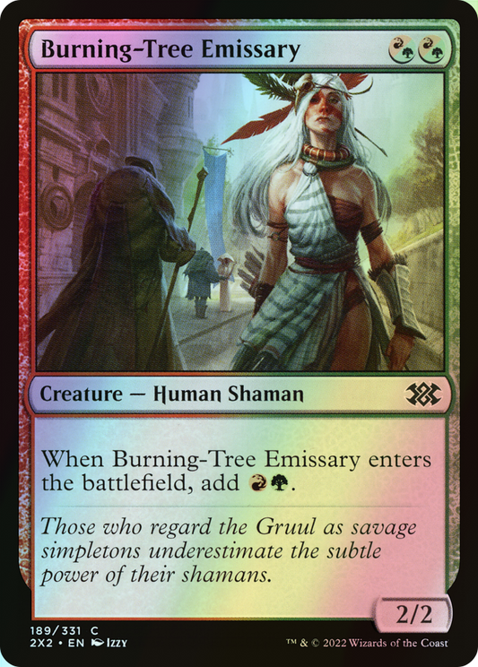 Burning-Tree Emissary (2X2) #189 [EN/F] s/o
