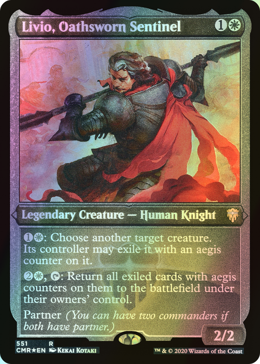 Livio, Oathsworn Sentinel (CMR) #551 [EN/E] s/o