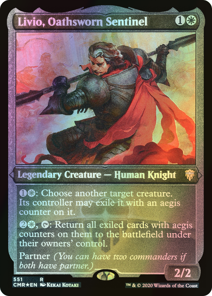 Livio, Oathsworn Sentinel (CMR) #551 [EN/E] s/o