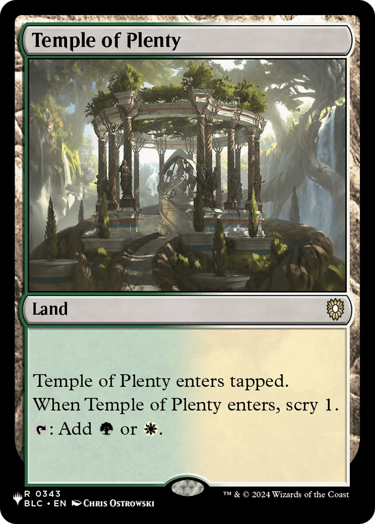 Temple of Plenty (PLST) #BLC-343 [EN/N]