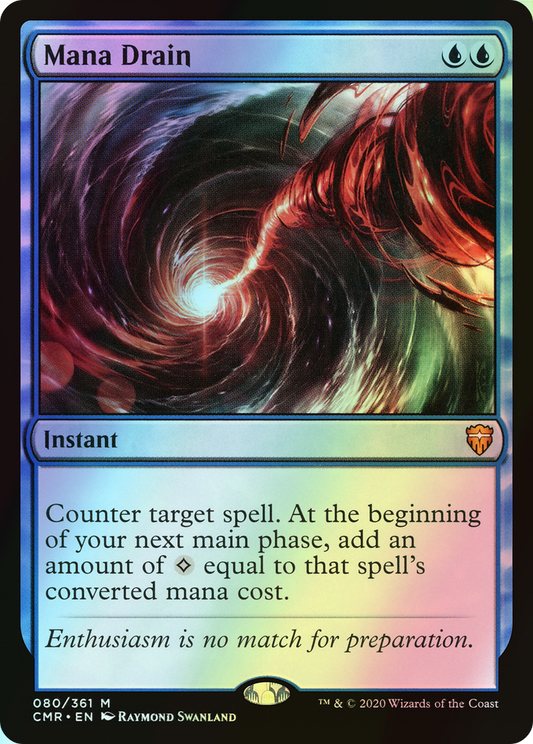 Mana Drain (CMR) #80 [EN/F] s/o